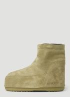 Moon Boot - No Lace Boots in Khaki