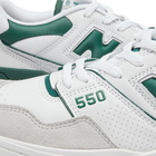 New Balance Men's BB550WT1 Sneakers in White/Green