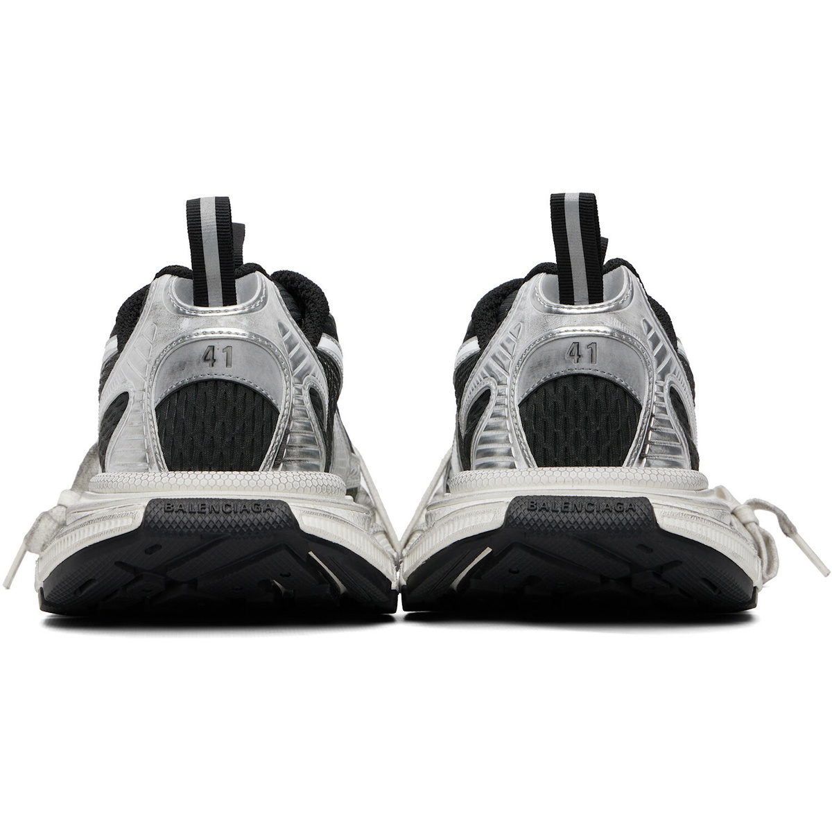 Balenciaga Silver & Black 3XL Gradient Sneakers
