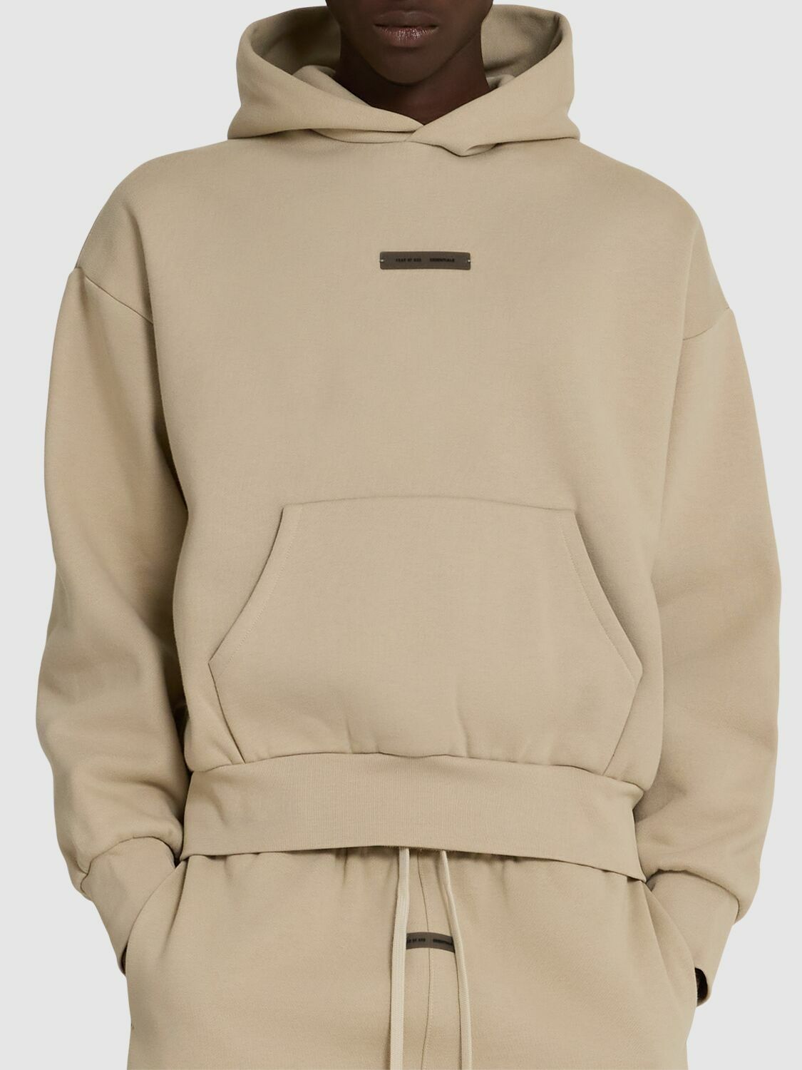 FEAR OF GOD ESSENTIALS Classic Fit Fleece Hoodie Fear Of God Essentials