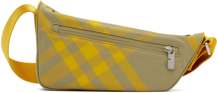 Photo: Burberry Yellow & Khaki Shield Crossbody Bag