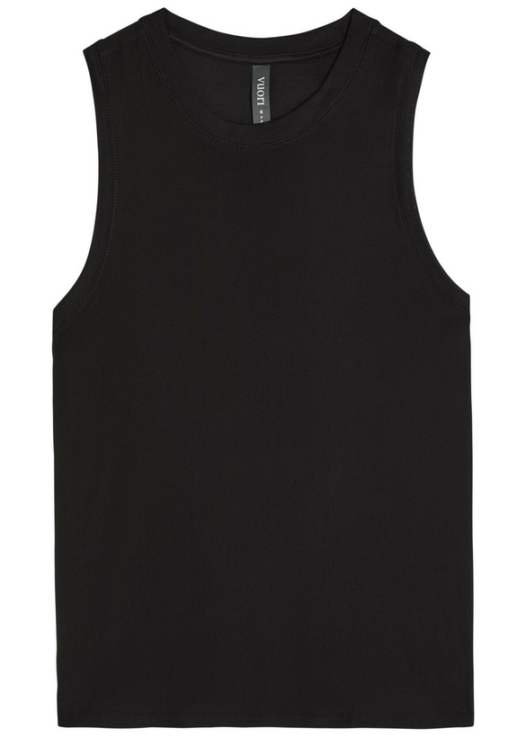 Photo: Vuori Energy Stretch-jersey Tank top Black