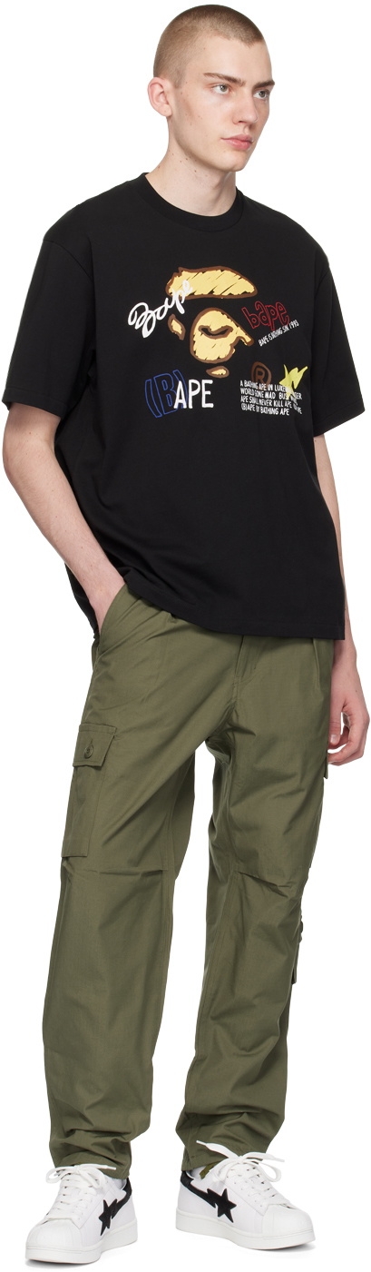 BAPE Black Relaxed-Fit T-Shirt