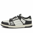 AMIRI Men's Skel Top Low Sneaker in Black/White