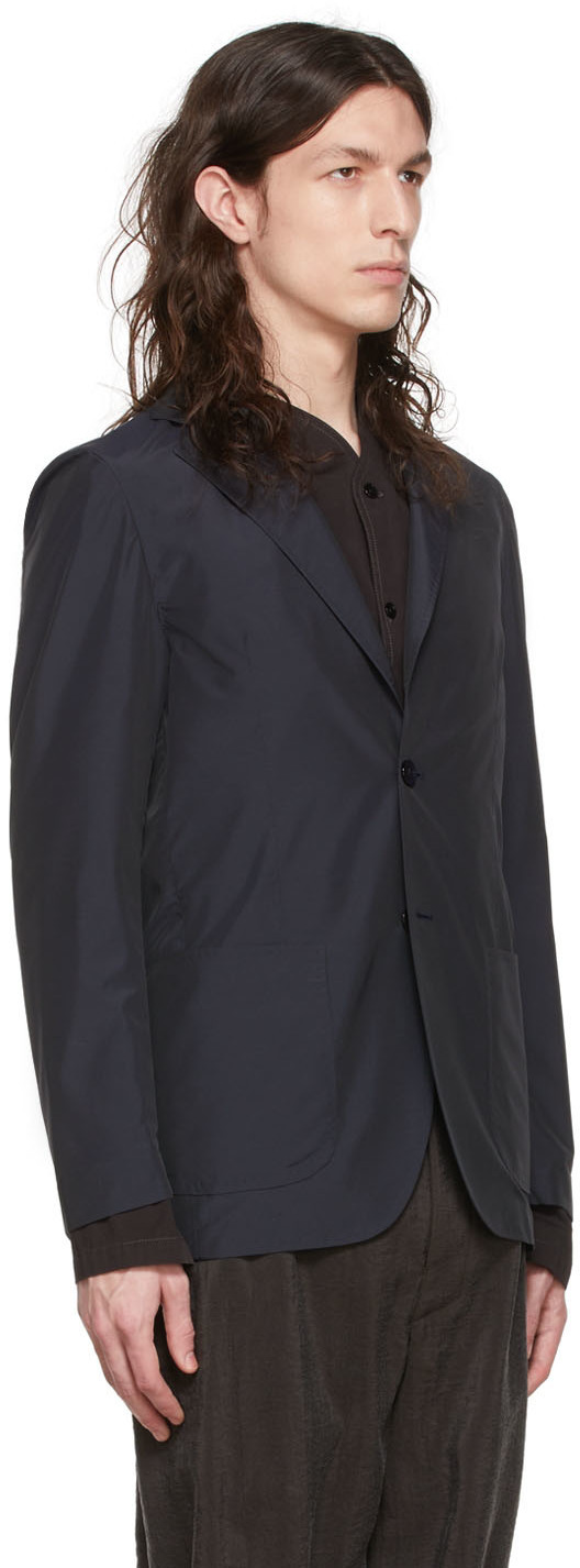 Ring Jacket Navy Wool Blazer