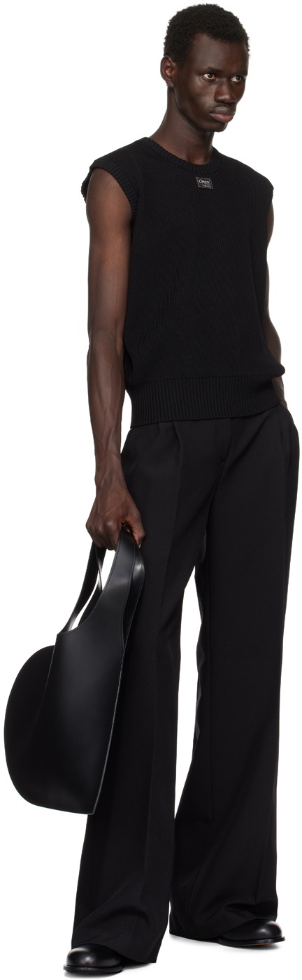 Coperni Black Knitted Sleeveless Vest