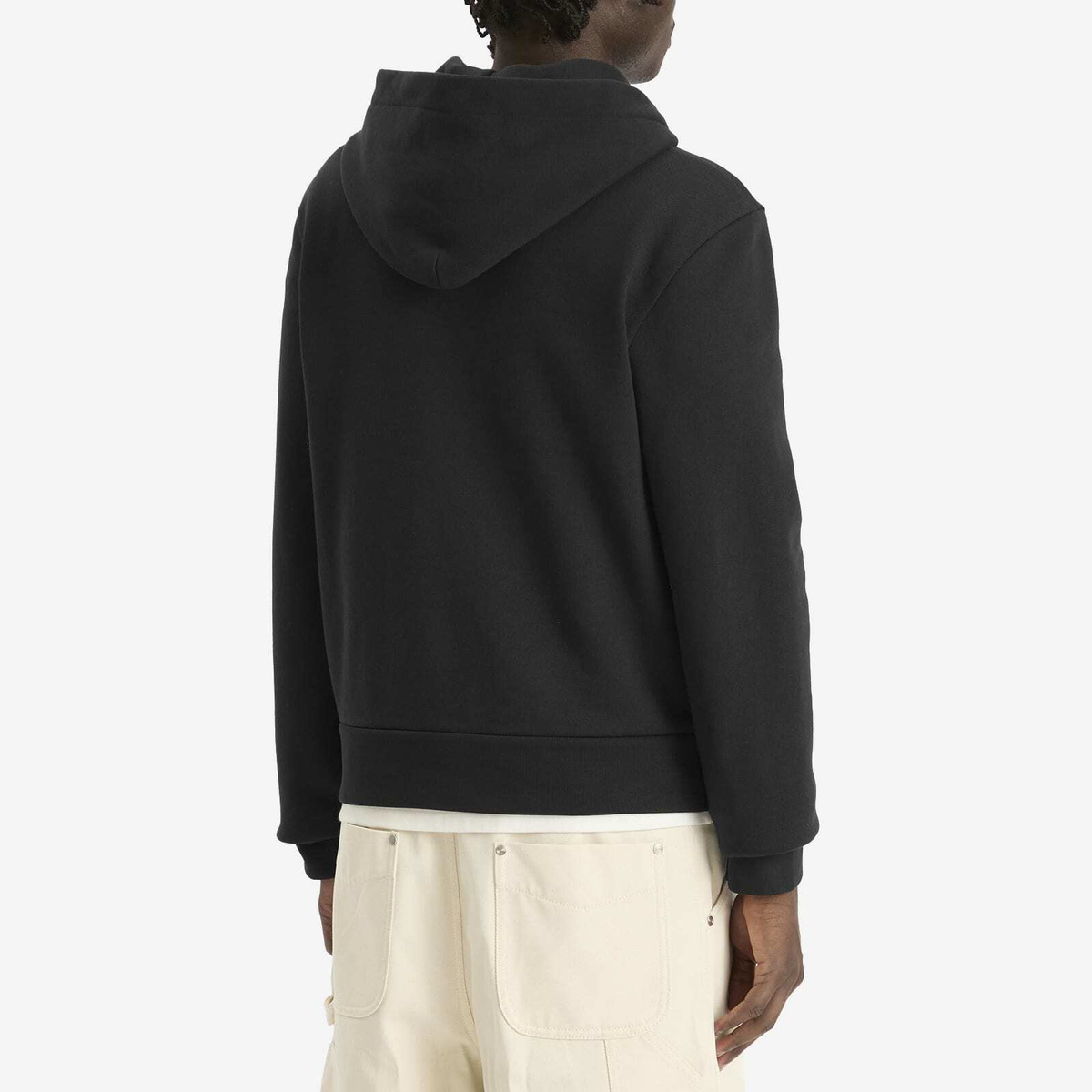 Moncler Men's Logo Zip Hoodie in Black Moncler