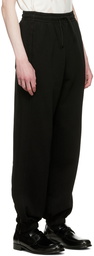 Stefan Cooke Black Cotton Lounge Pants