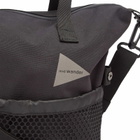 and wander Men's PE/CO 2-Way Bag in Black 