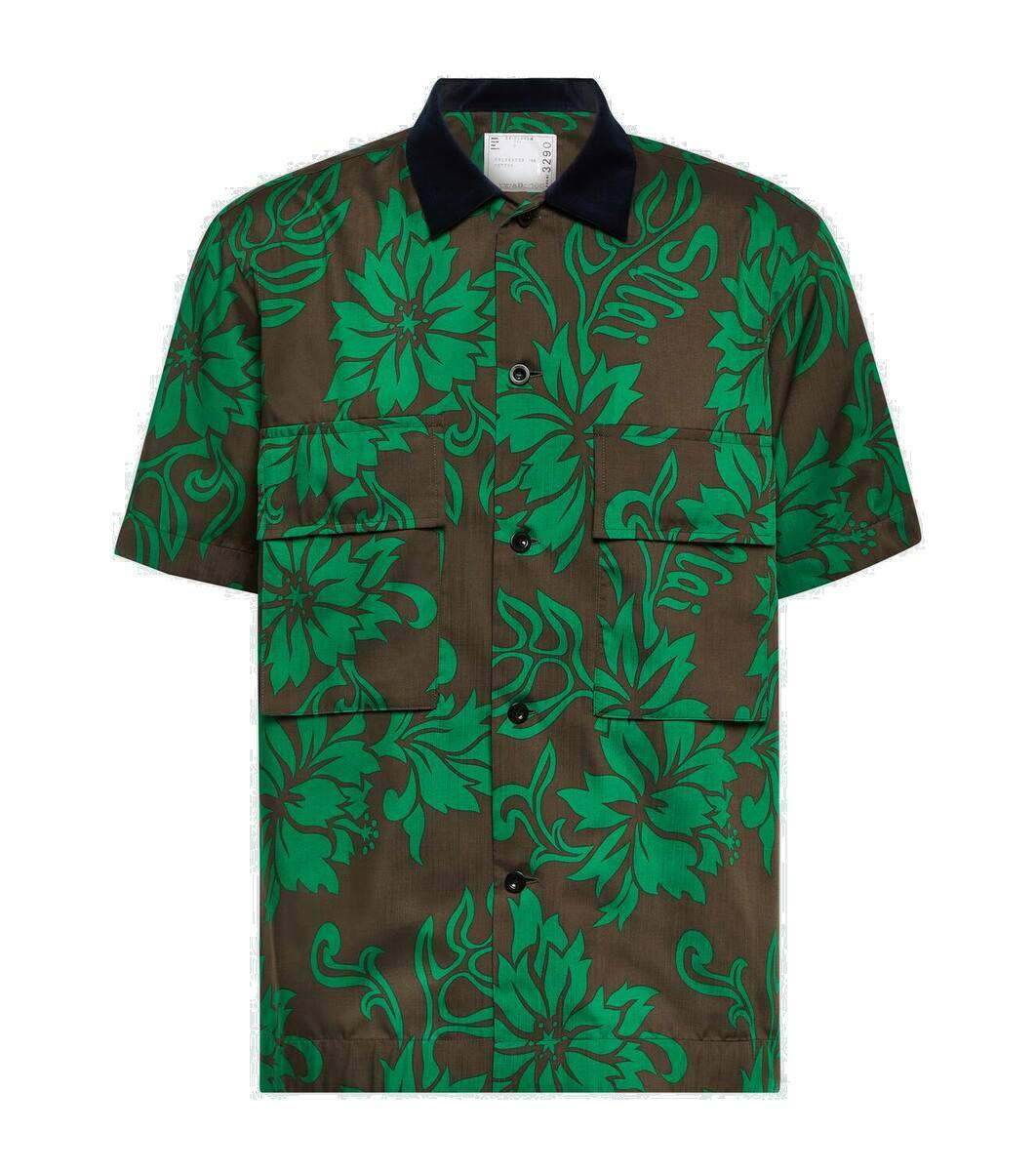 Sacai サカイ　bowling shirt サイズ1 Sacai ボーリングシャツ - BLACK | FWRD