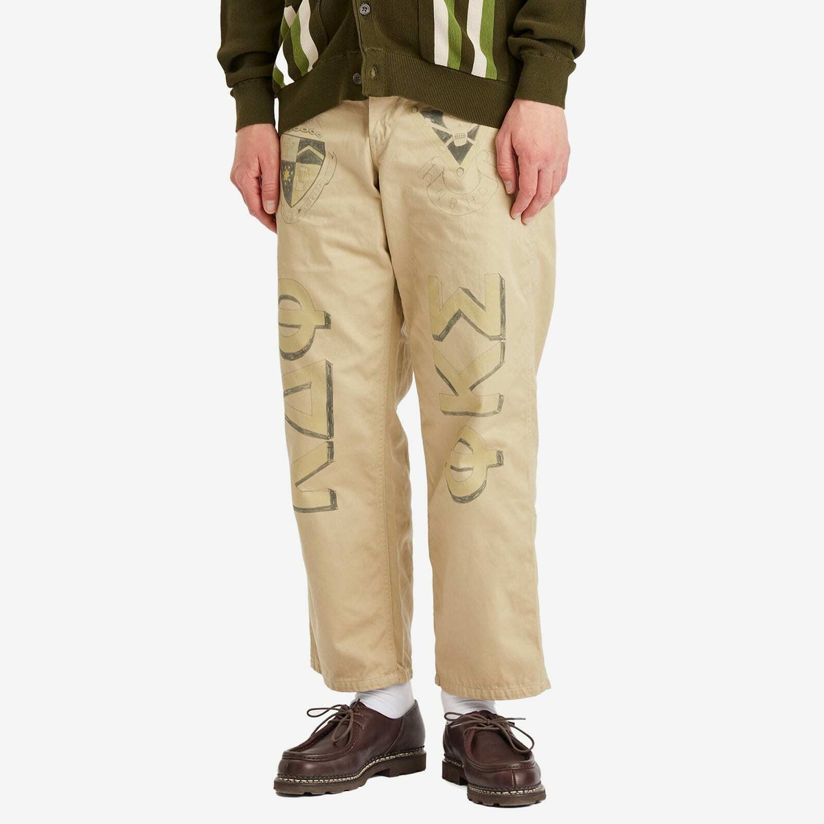 Neighborhood Men's Memorial Utility Pants in Beige Neighborhood