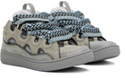 Lanvin Gray Curb Sneakers