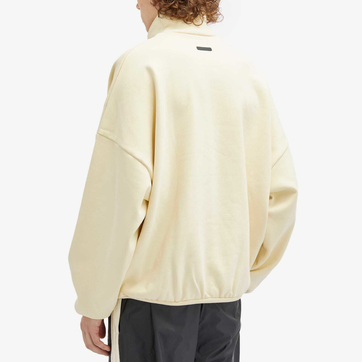 Adidas x FOG Men's Adidas x Fear Of God Athletics Fleece Mock Sweatshirt in Pale Yellow