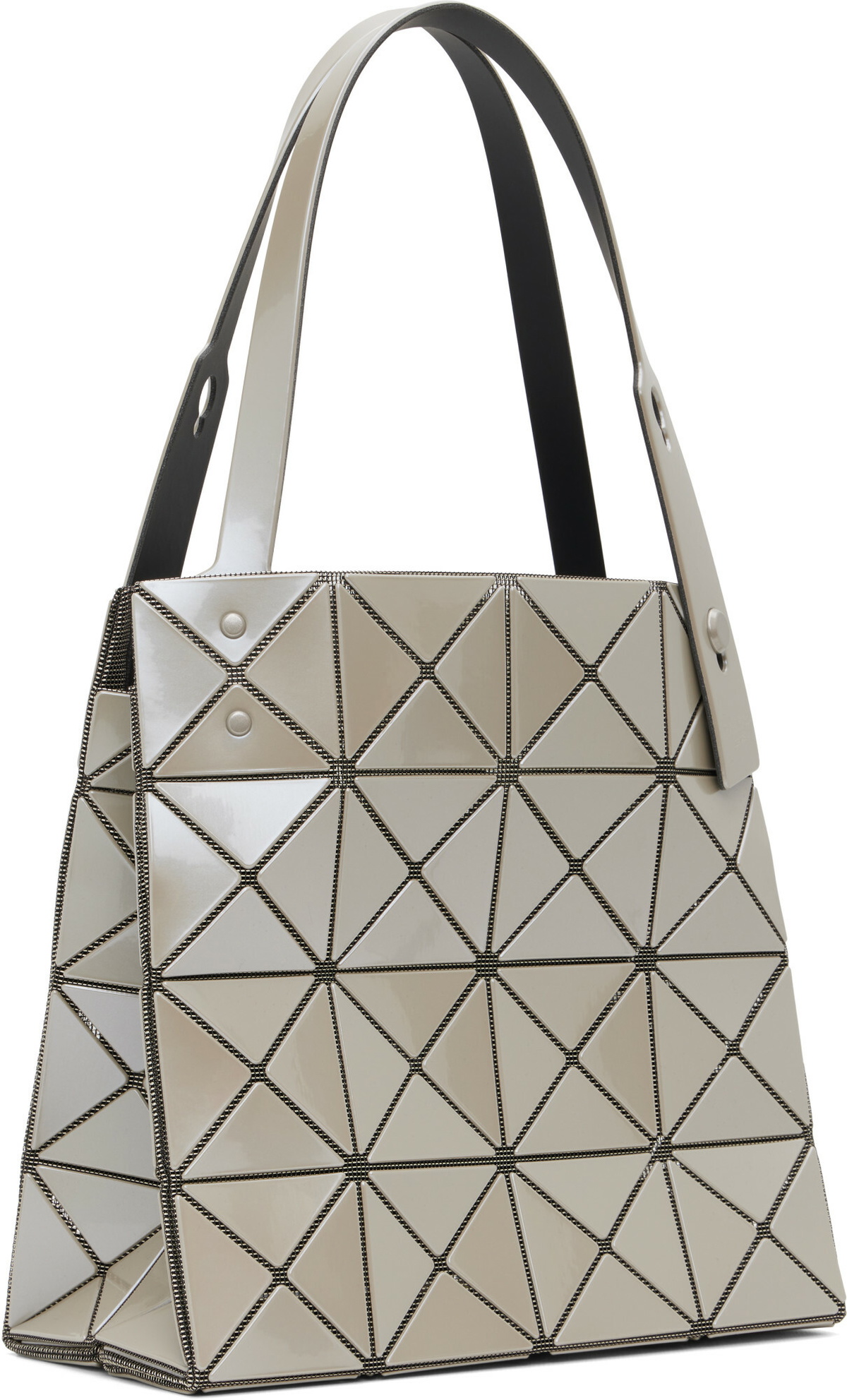 BAO BAO ISSEY MIYAKE Gray Carat Bag