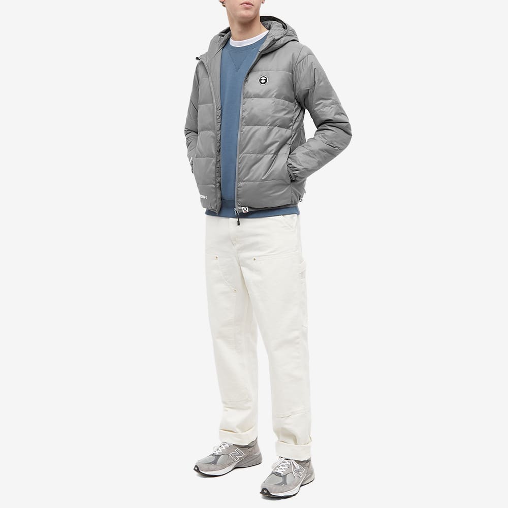 Men's AAPE AAPE Now Lightweight Hooded Down Jacket in Grey AAPE by