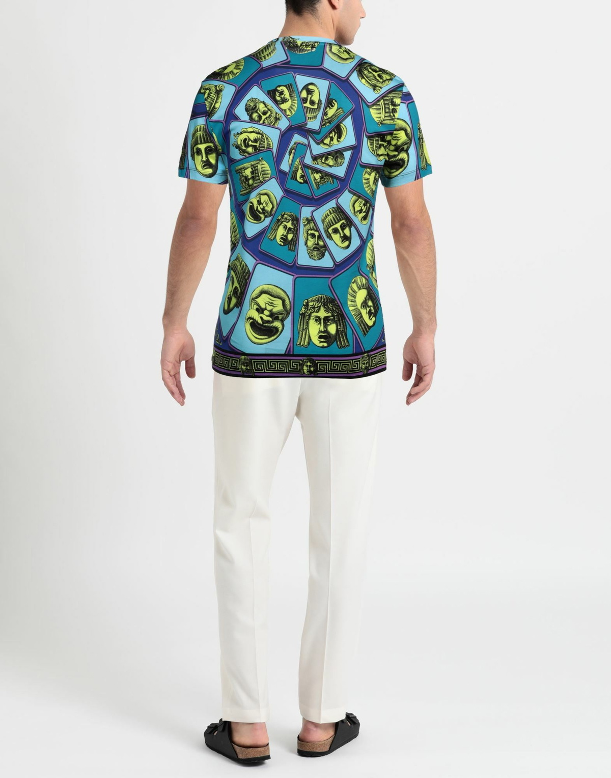 Versace Mens T-shirt in Blue