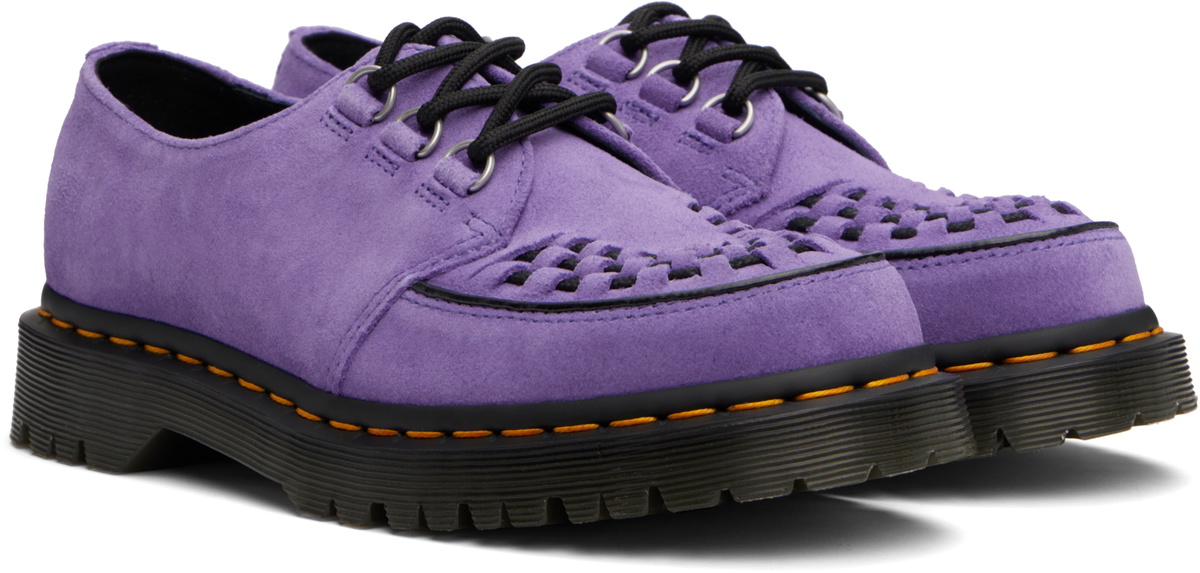 【DR MARTENS】Ramsey Woven Suede Creepers スエードクリーパー Ramsey woven suede creepers in Black | Dr. Martens