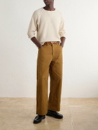 Corridor - Thermal Waffle-Knit Cotton T-Shirt - Neutrals
