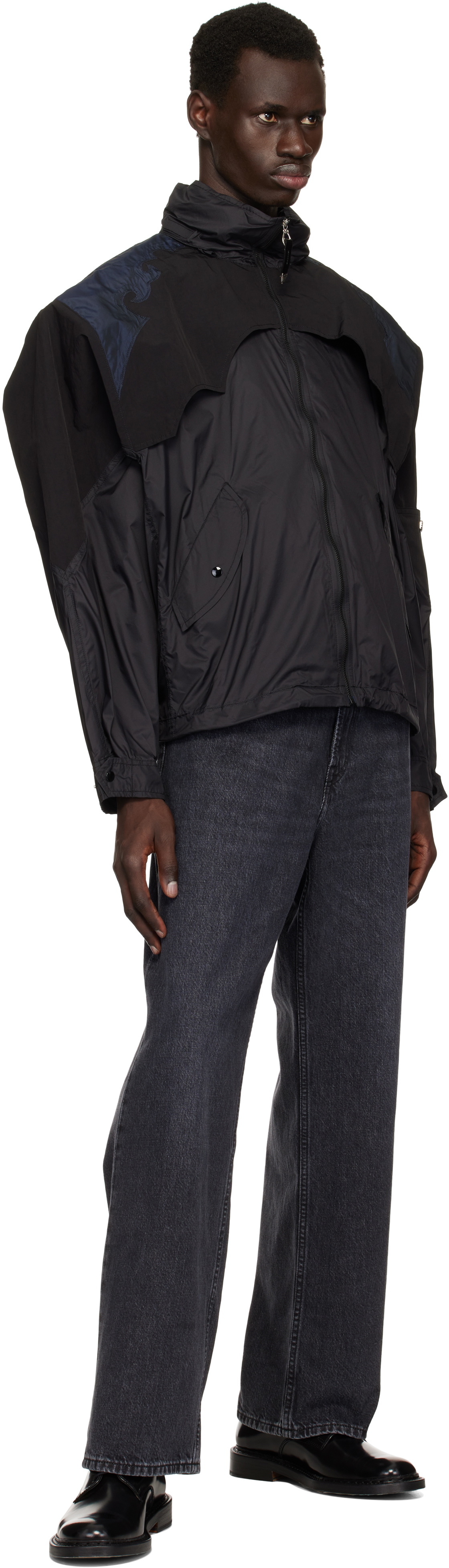 Toga Virilis Black Ripstop Jacket
