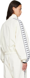 Balenciaga Off-White Techno Cotton Poplin Track Jacket