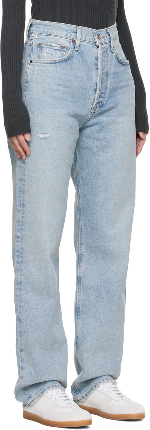 Citizens of Humanity Blue Eva Relaxed Jeans