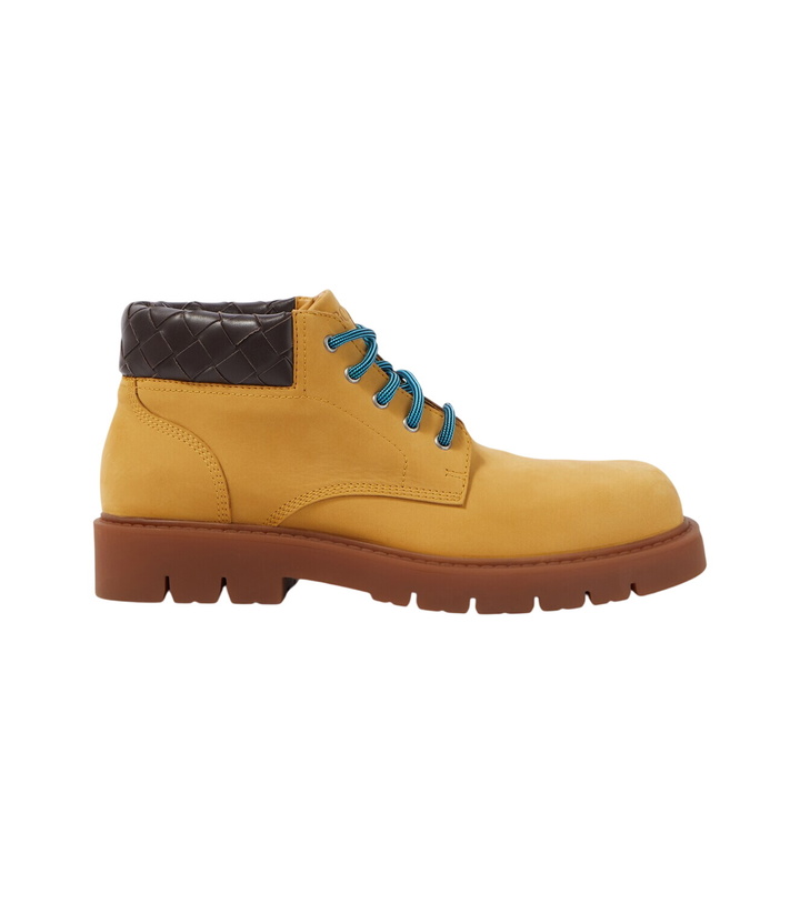 Photo: Bottega Veneta Haddock leather lace-up boots