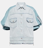 Sacai Paneled denim jacket