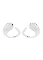 Agmes Marta Sculpted Hoop Earrings - Silver - One Size
