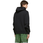 Psychworld Black and Green Snake Logo Hoodie