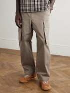 Bottega Veneta - Orbit Leather and Shell-Trimmed Suede Sneakers - Brown