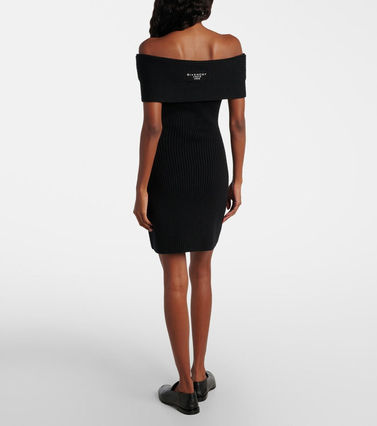 Givenchy Ribbed-knit wool and alpaca-blend minidress
