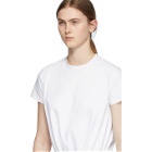 Moncler White Ruffle T-Shirt