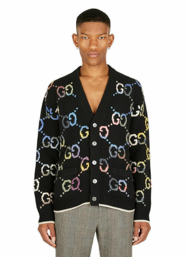 Photo: GG Jacquard Cardigan in Black