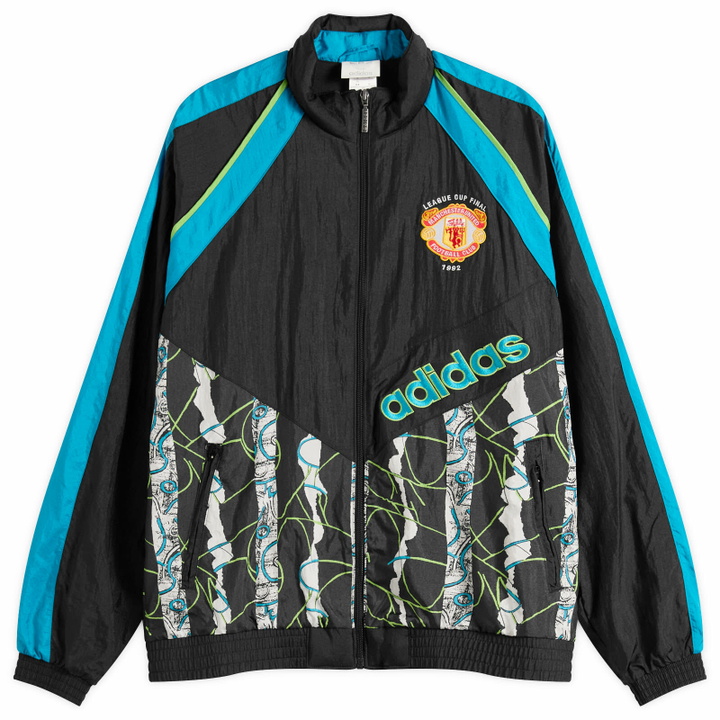Photo: Adidas Men's Manchester United 90' Track Jacket in Black
