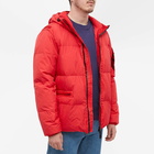 Stone Island Men's Crinkle Reps Down Jacket in Red