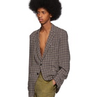 Dries Van Noten Brown Unlined Blazer