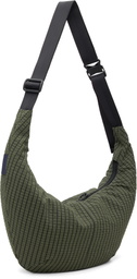 Comme des Garçons Homme Green Grid Check Pattern Bag