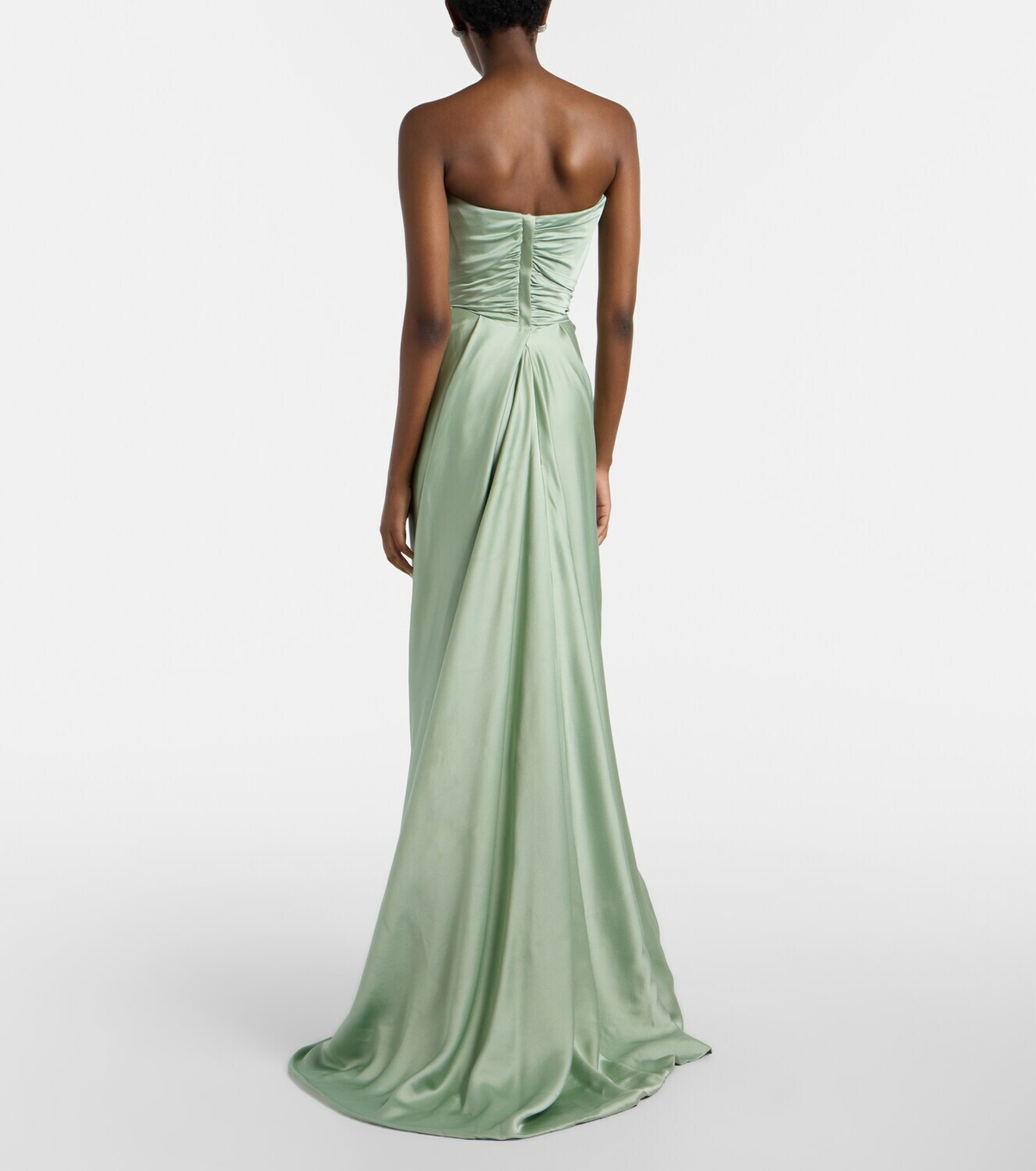Vivienne Westwood Nova Vixen scarf-detail satin gown