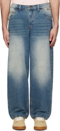 Dime Blue Classic Baggy Jeans