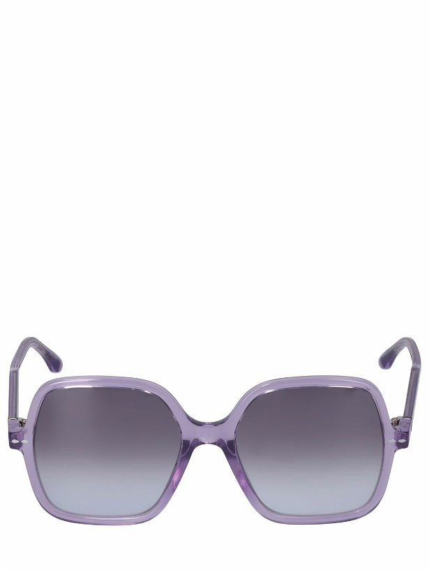 Photo: ISABEL MARANT - Oversize Squared Acetate Sunglasses