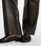 Arma Jean leather straight pants