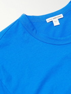 James Perse - Garment-Dyed Cotton-Jersey T-Shirt - Blue