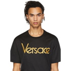 Versace Gold and Silver Medusa Stud Earrings