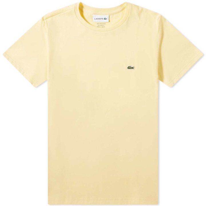 Photo: Lacoste Classic Fit Tee Yellow