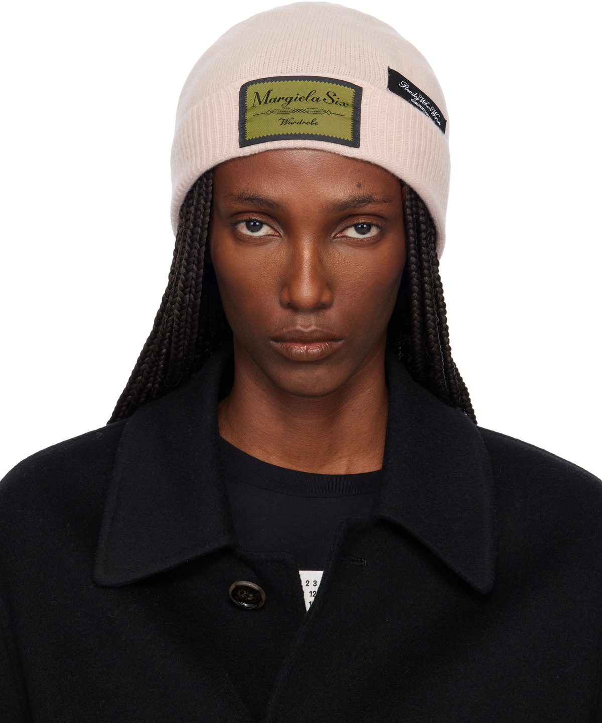 MM6 Maison Margiela Purple & Green Amended Bicolor Beanie MM6