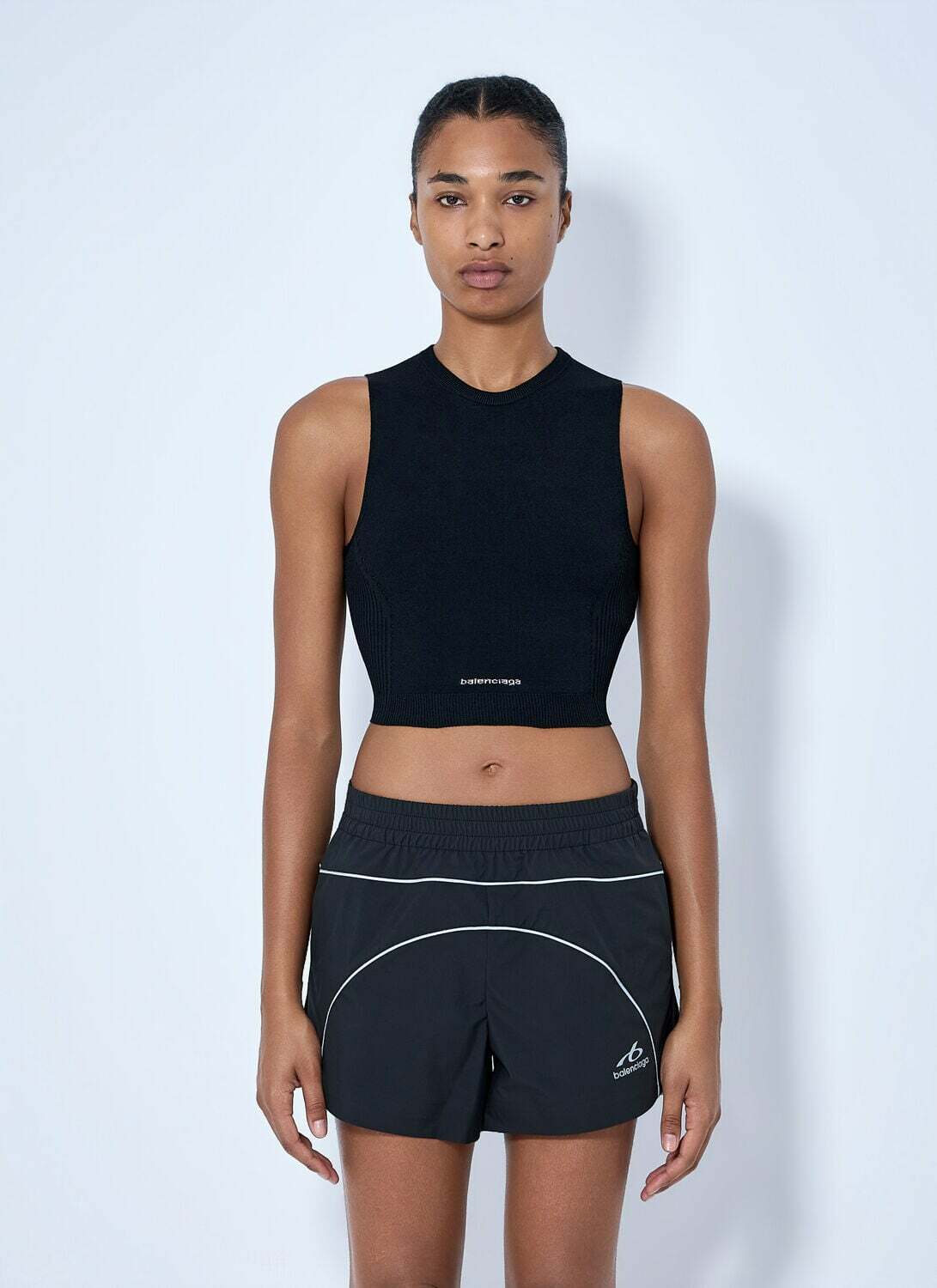 Balenciaga Fitted Cut Top