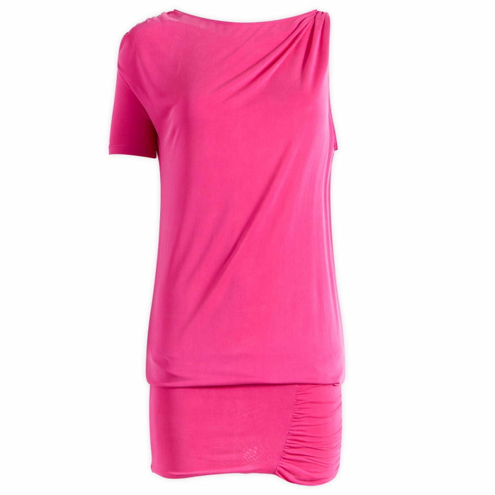 Photo: Peachy Den Women's Kylie Bubble Mini Dress in Hot Pink