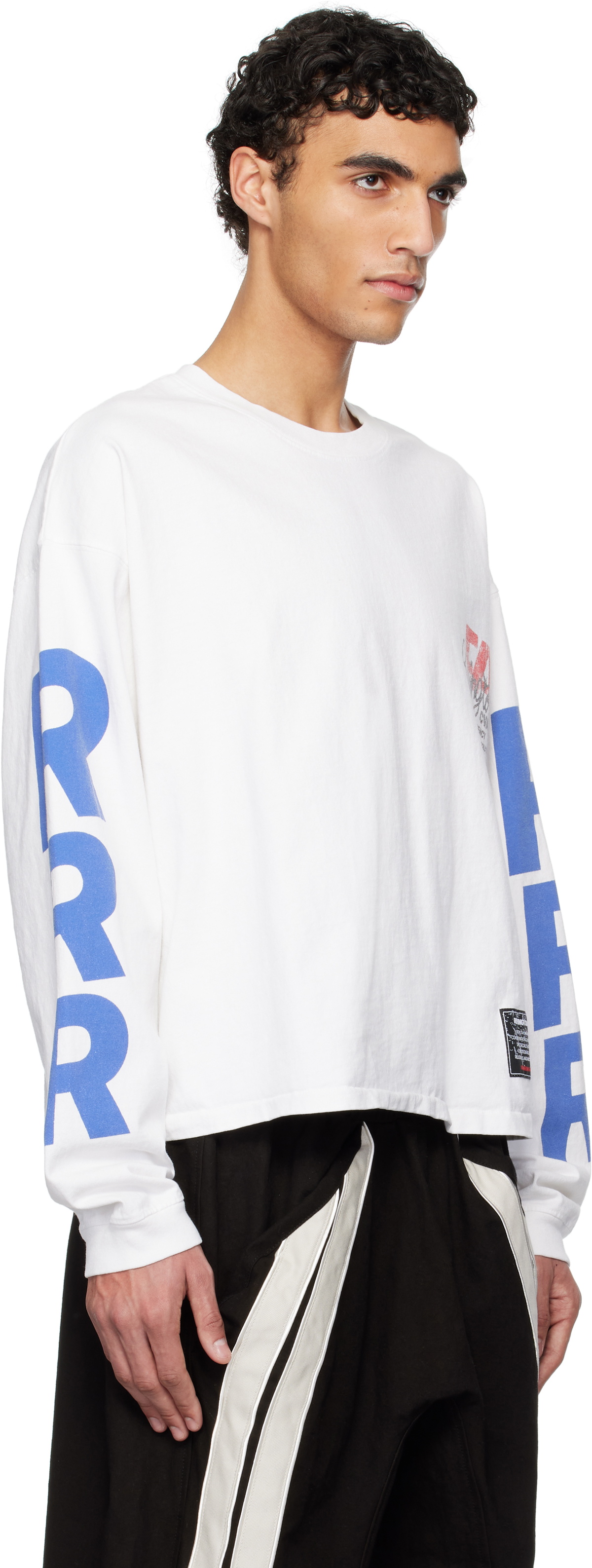 Rivington Roi Rebis White 'FA.CO' LS T-shirt Rivington Roi Rebis