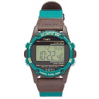 Timex Atlantis Digital Watch in Brown/Green