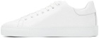 Moschino White Logo Low Sneakers